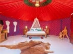 Yurt interior